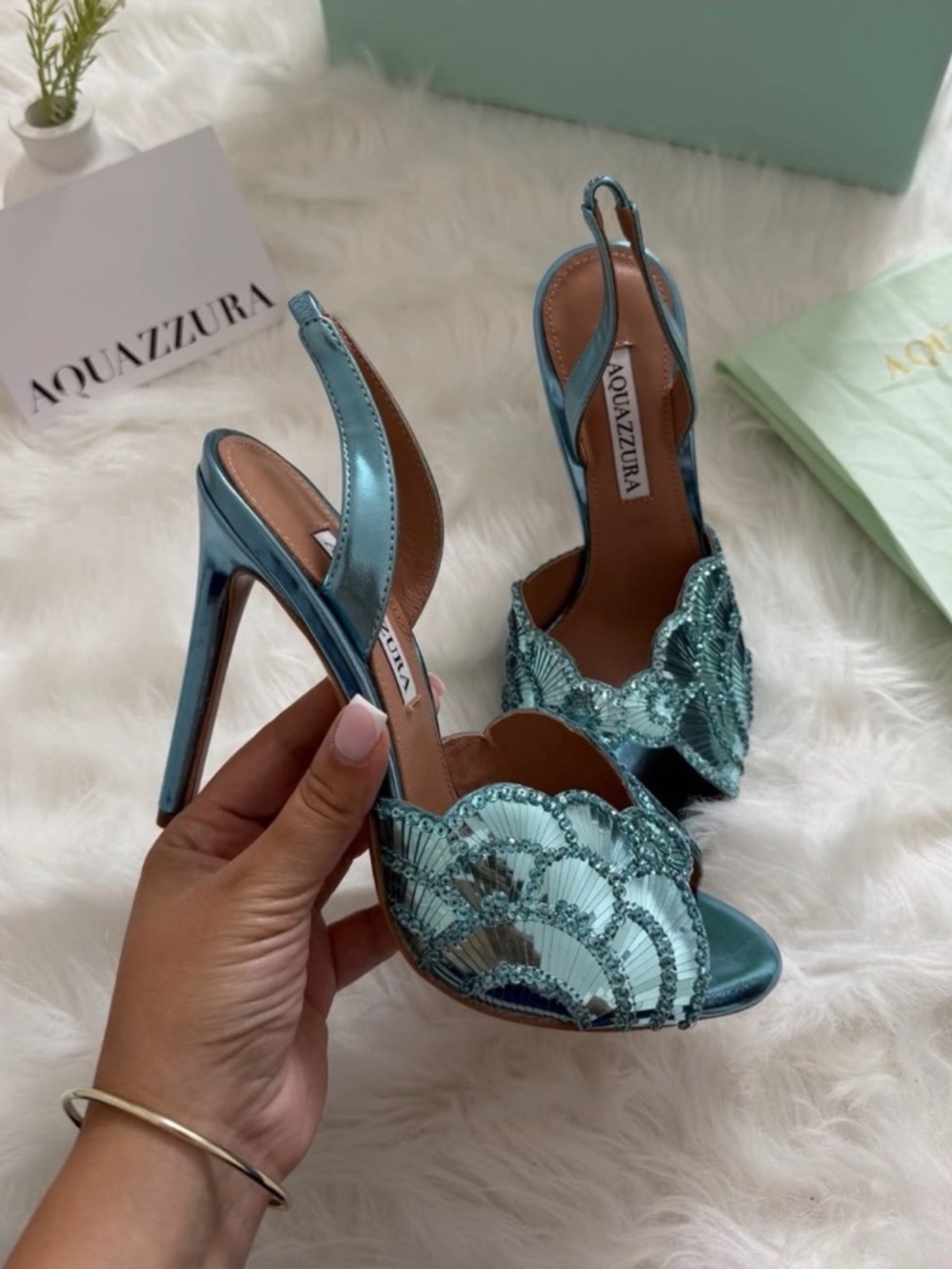 Aquazzura Ce Soir Sandals 105
